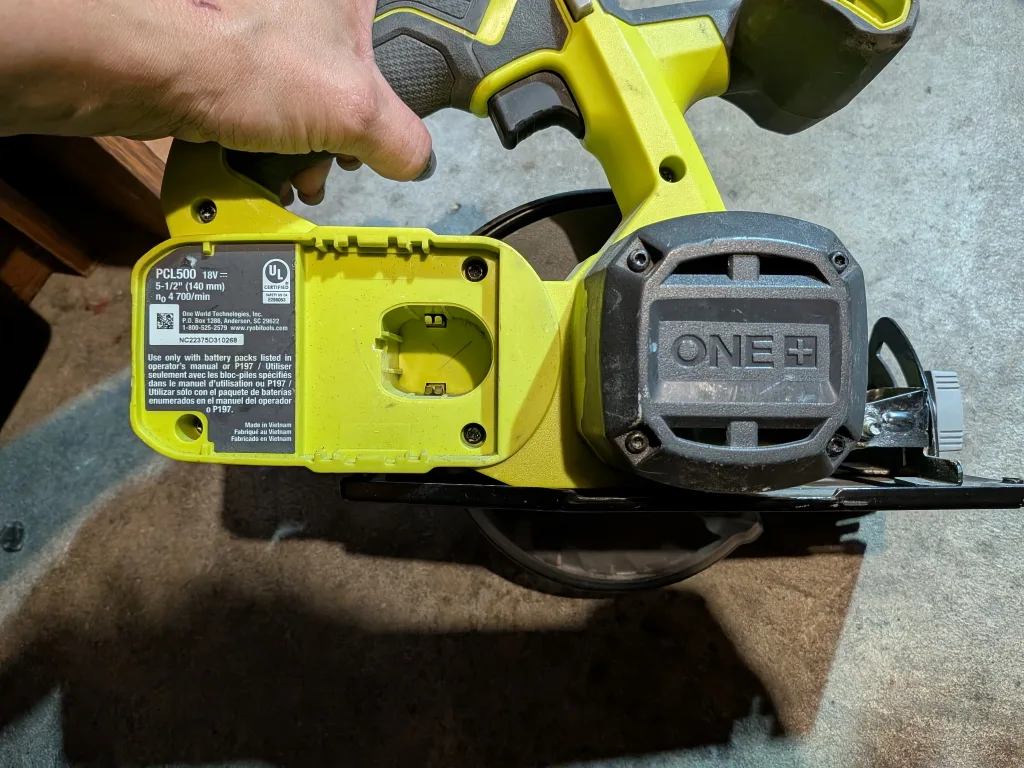 Ryobi PCL500 18V Circular Saw image indicator(3)