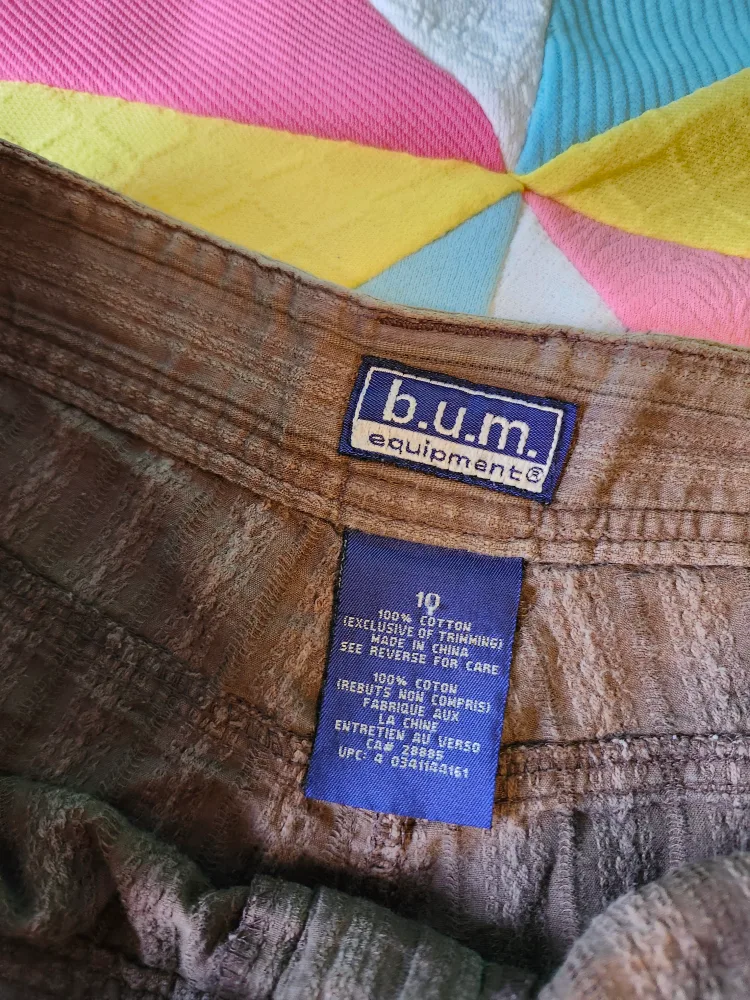 2000s brown boho B.U.M. shorts image indicator(6)