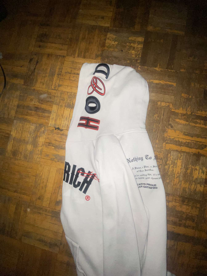 Hoodrich White Hoodie Size L - photo 3