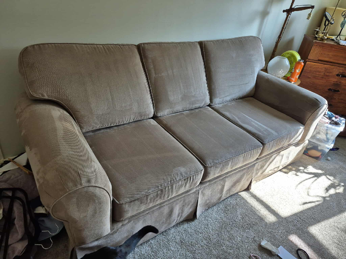 Comfortable Brown Sofa - photo 4