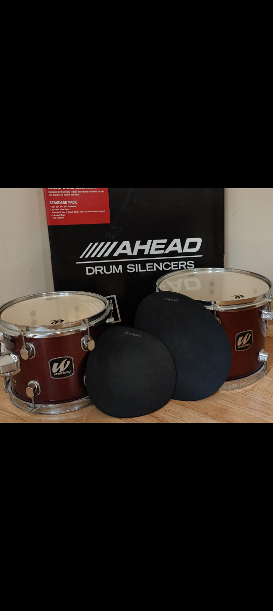 Westbury Drum Set with Ahead Drum Silencers - photo 3