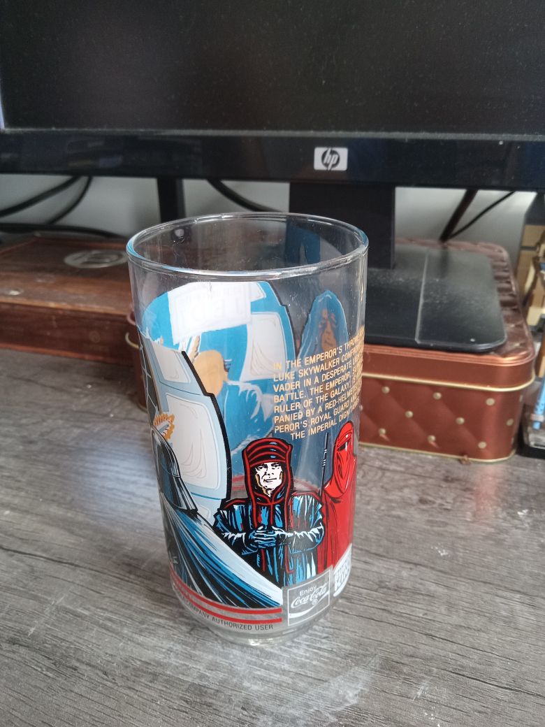 Star Wars Return of the Jedi Burger King Glass