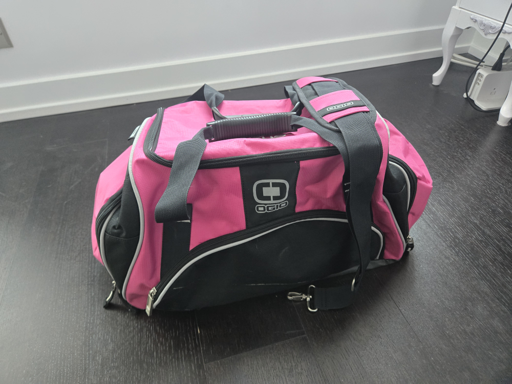 Ogio Pink & Black Duffle Bag