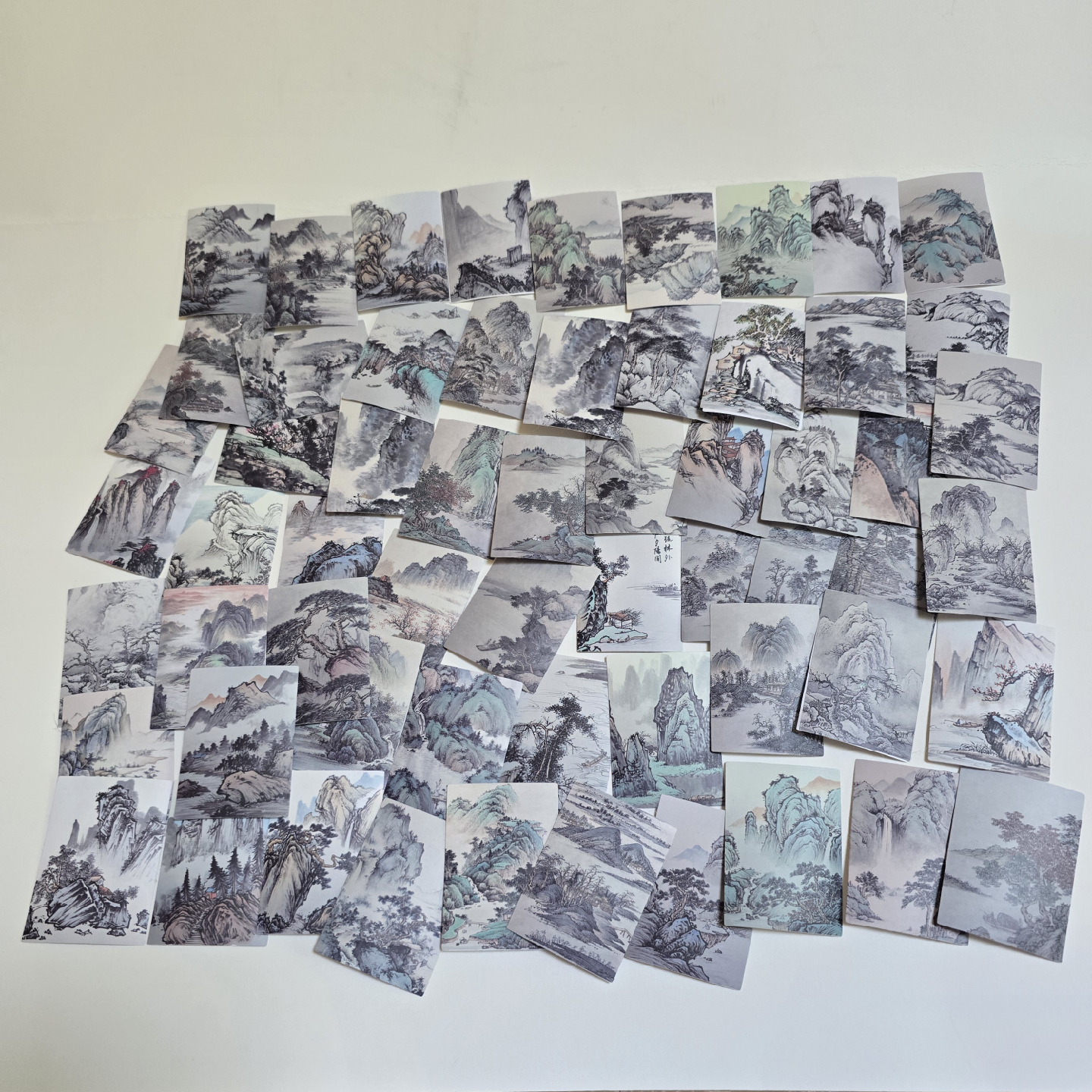 About 50-60 Landscape Vinyl Stickers