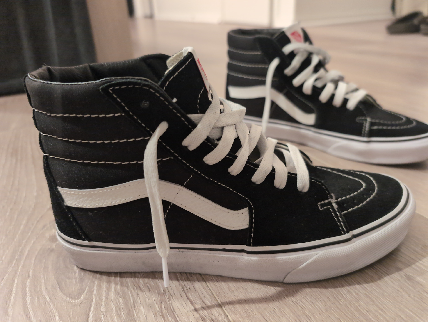 New Vans SK8-Hi Black/White, Size 8 (men's) / 9.5 (women's) - photo 2