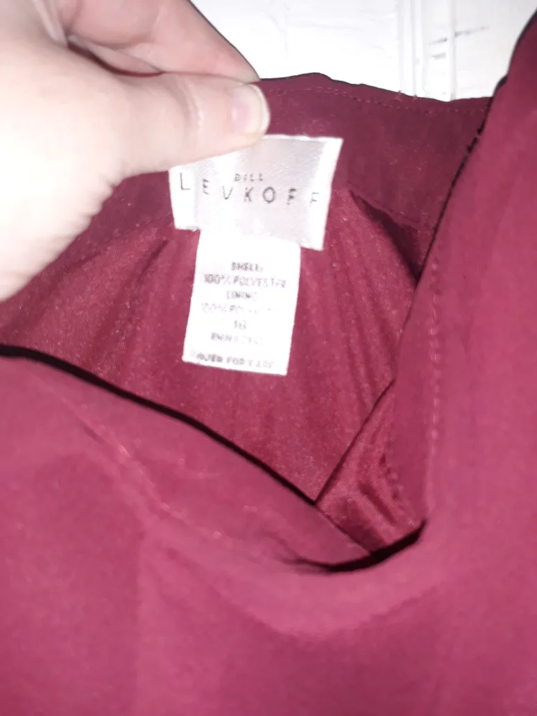 Bill Levkoff Dress - Size 18 - Burgundy image indicator(3)