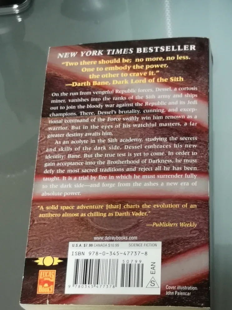 Star Wars Book ~ Darth Bane ~ Path of Destruction image indicator(2)