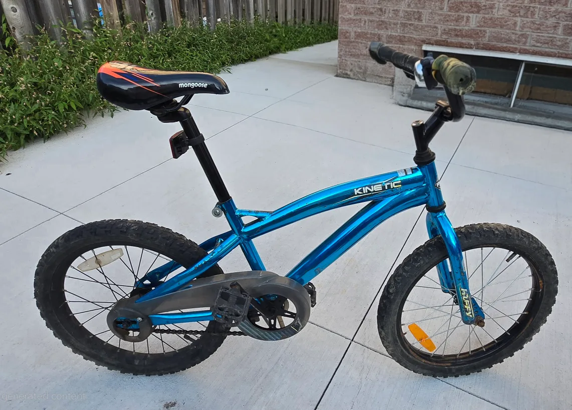 Mongoose Kinetic 16" Kids Bike - Blue image indicator(2)