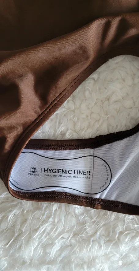 BNWT Brown Halter One Piece Swimsuit image indicator(4)