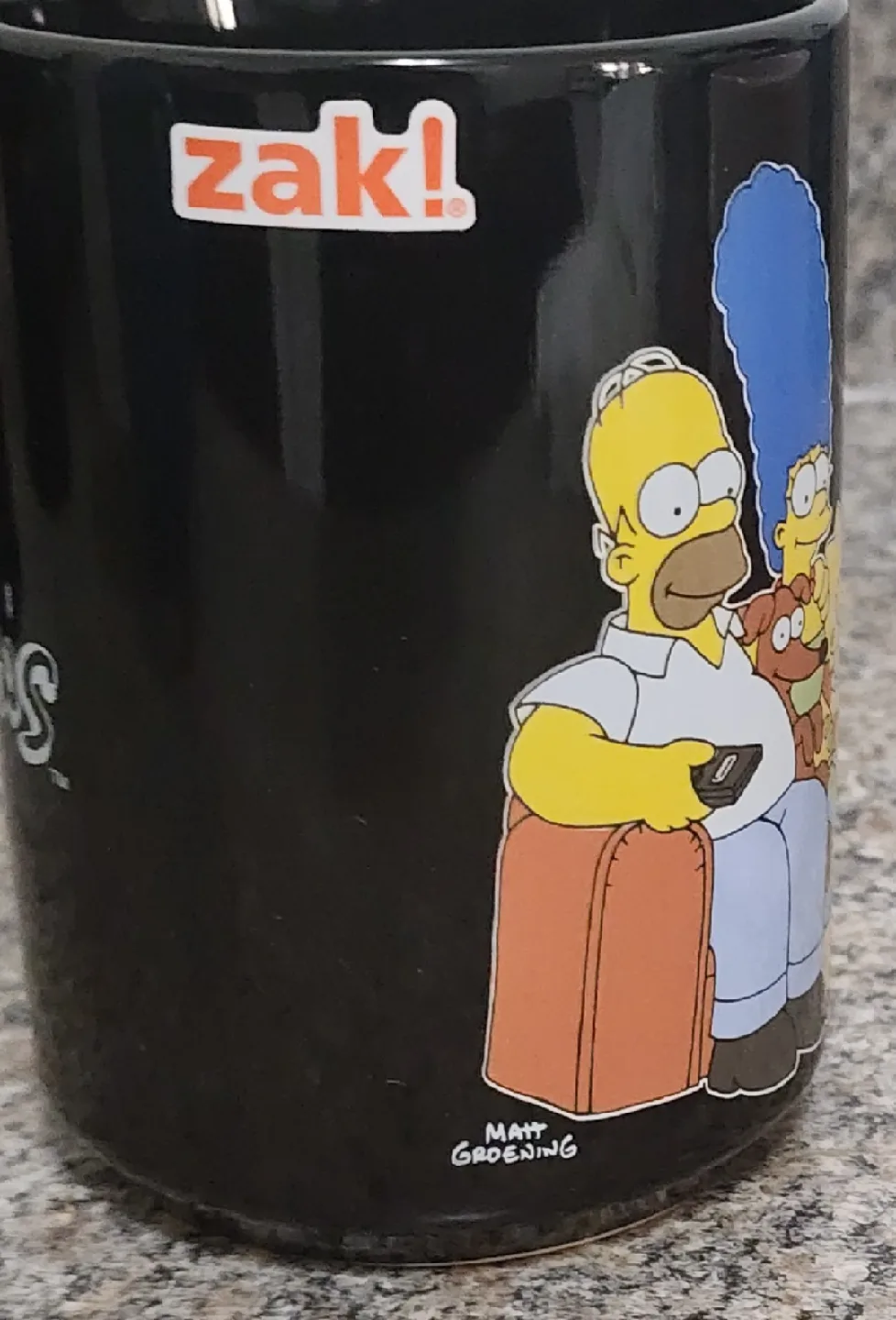 The Simpsons Black Coffee Mug by Zak! image indicator(3)
