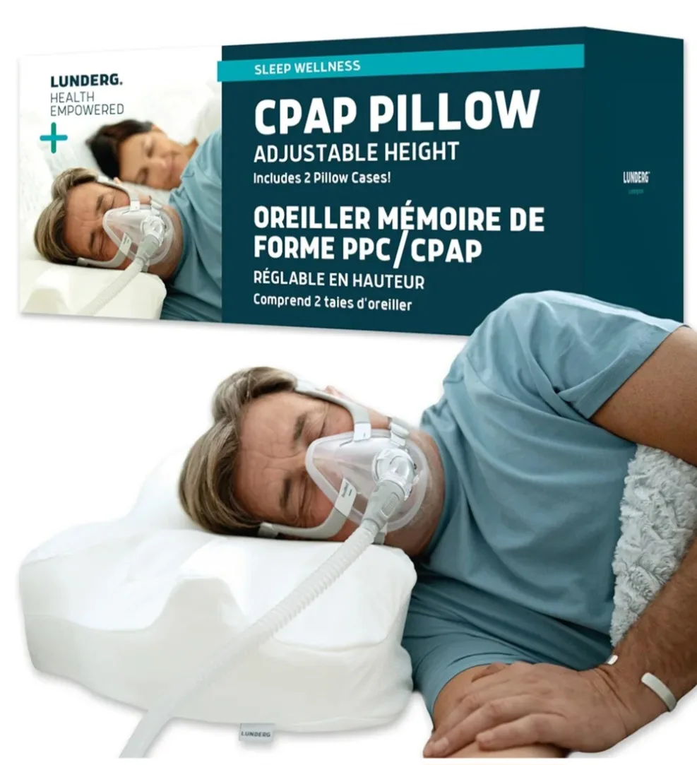 Lunderg CPAP Pillow for Side & Back Sleepers(NEW) thumbnail