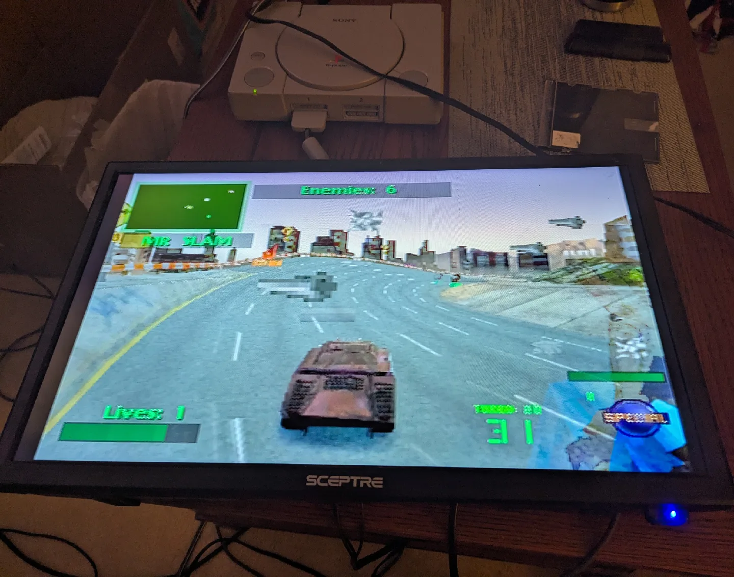 Working PlayStation 1 with 1 dualshock controller and 3 games image indicator(5)