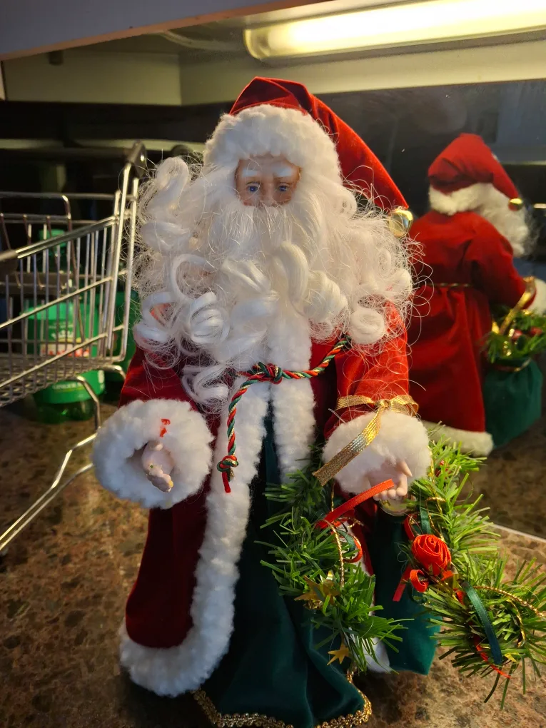 Santa Claus tree topper. thumbnail