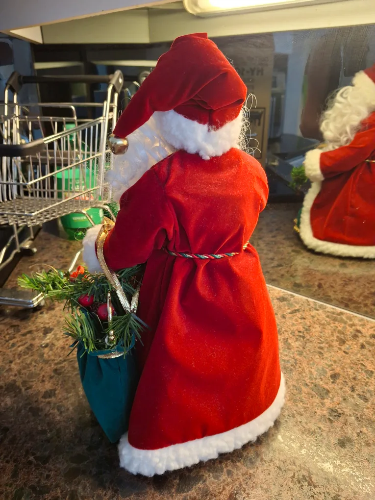 Santa Claus tree topper. image indicator(2)