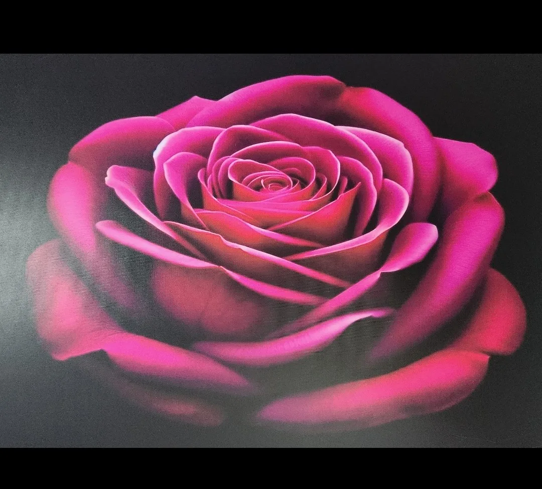 Stunning Rose Dgital Print on Canvas (Painting) image indicator(5)
