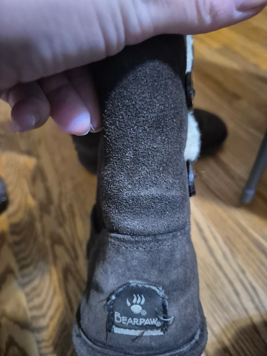 Bearpaw Brown Suede Button Boots image indicator(3)