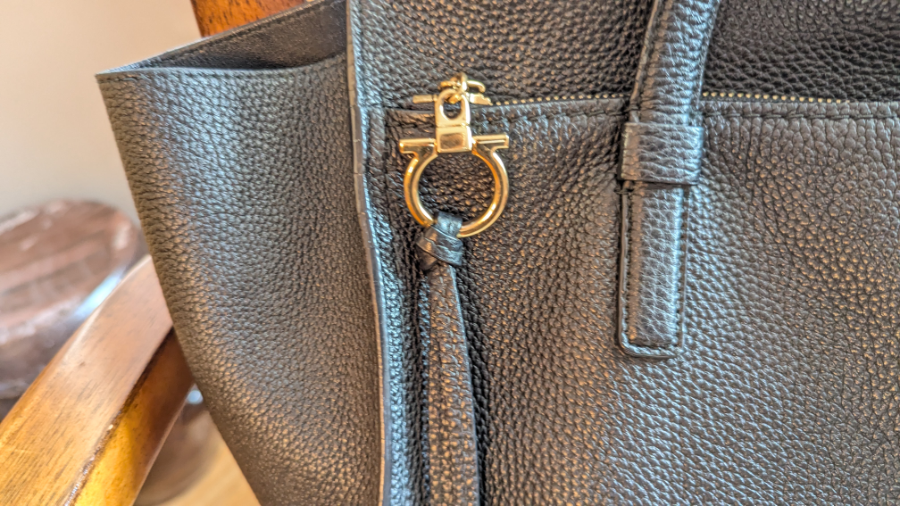 Salvatore Ferragamo Black Leather Tote Bag - photo 2