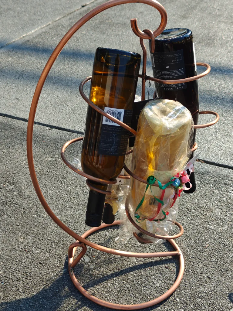 Metal Wine Rack - Set of 2 Table Tendril 🥕 image indicator(2)