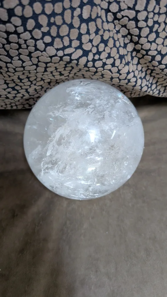 🥕👀- WOOOW- Clear Crystal Ball or Quartz ball FCFS image indicator(7)