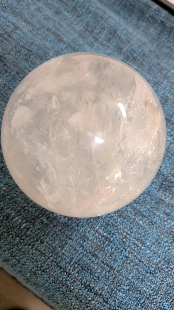 🥕👀- WOOOW- Clear Crystal Ball or Quartz ball FCFS image indicator(8)