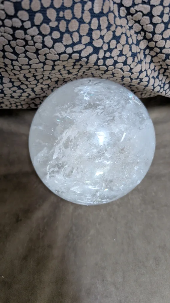 🥕👀- WOOOW- Clear Crystal Ball or Quartz ball FCFS image indicator(9)