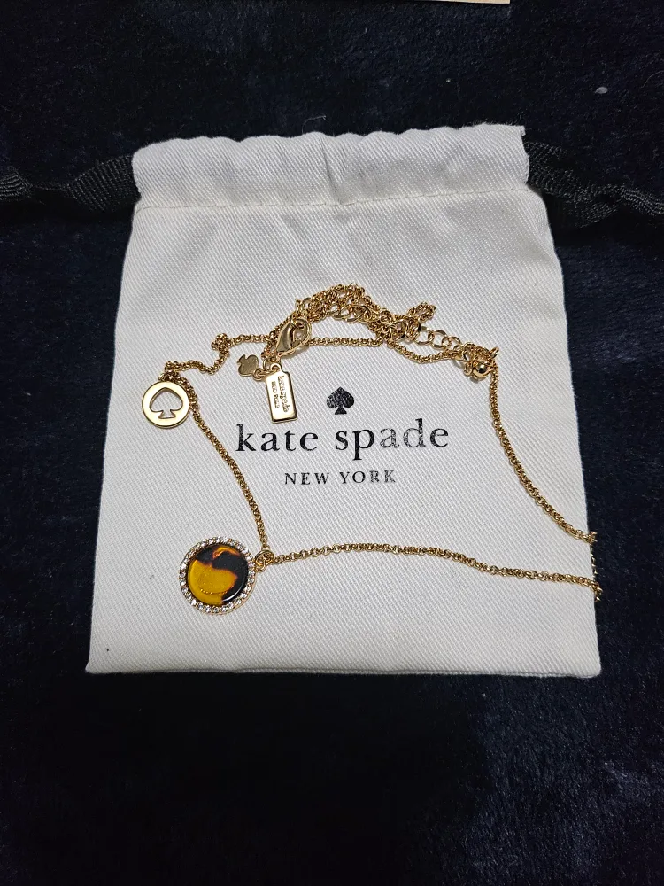 Kate Spade Tortoise Pendant Necklace thumbnail