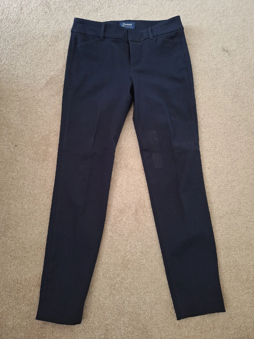 Old Navy Pixie Ankle Pants - Banana Leaf Print and Navy Blue image indicator(3)