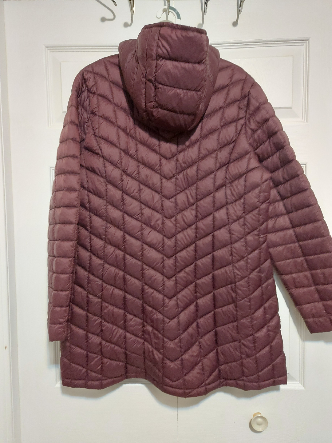 Roots Puffer Jacket - Women's Size XL - Burgundy - photo 2