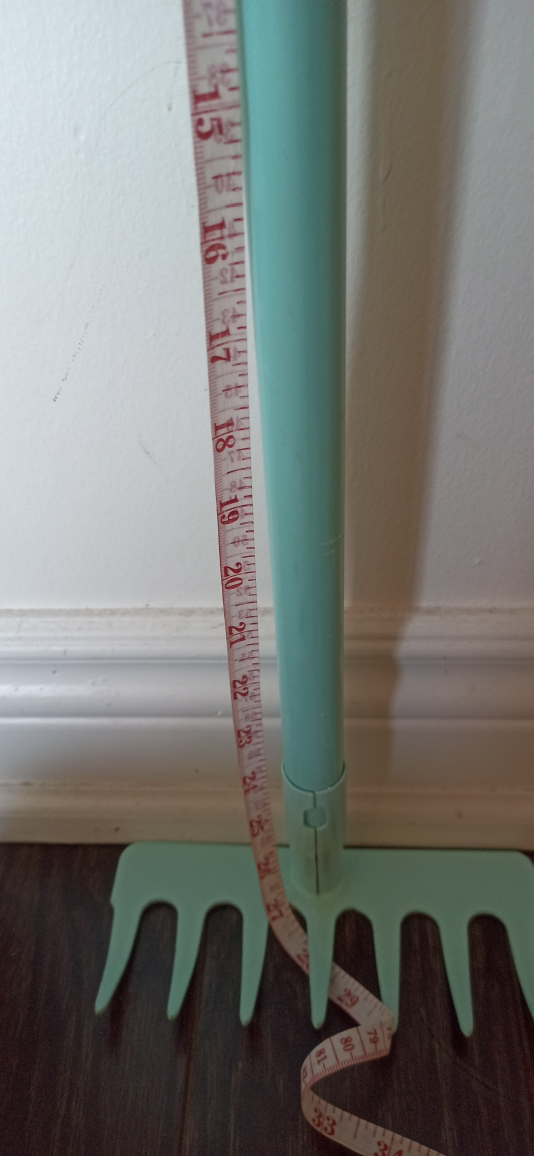 Kids' Garden metal Rake - Light Blue - 28 inches - photo 5