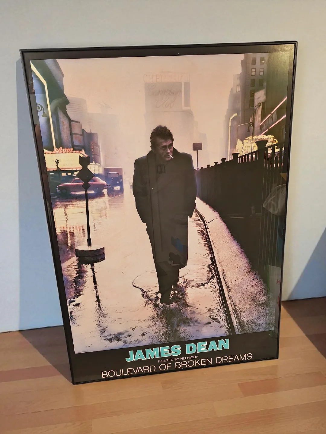 James Dean 'Boulevard of Broken Dreams' Framed Print - Helnwein thumbnail