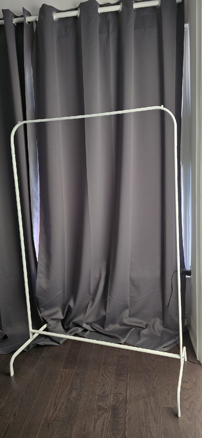 Ikea Hanging Rack - White (2sets)