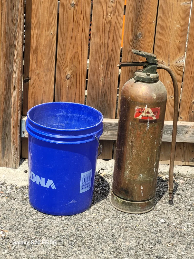 Vintage Fire Extinguisher & Parasol image indicator(2)