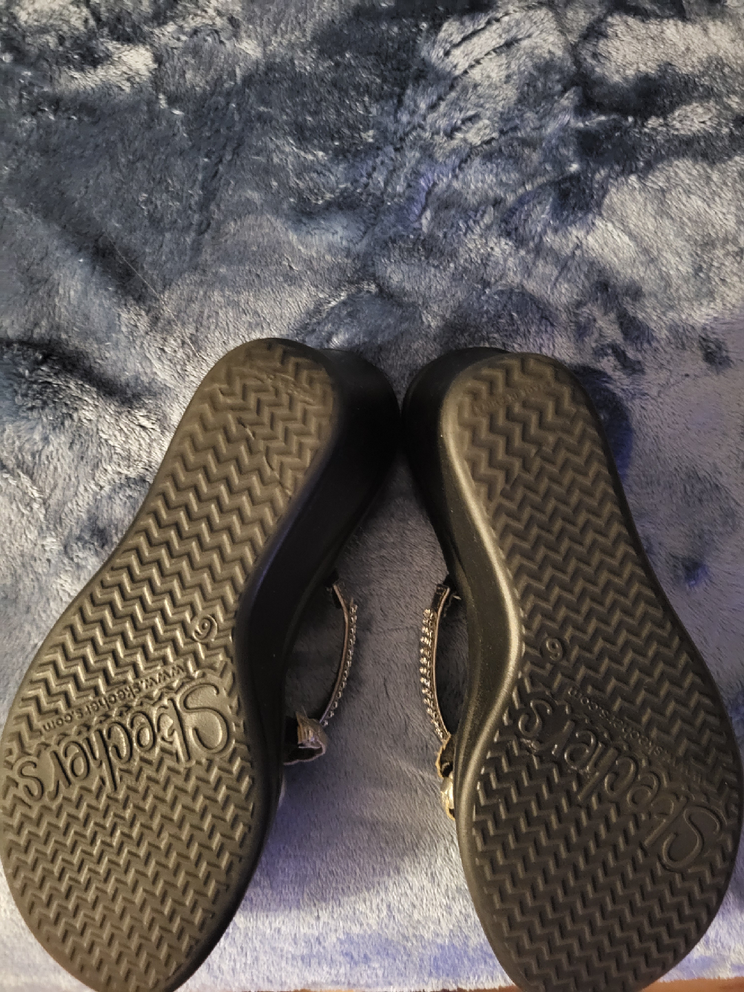 New Skechers Memory Foam Sandals Size 6 - photo 2
