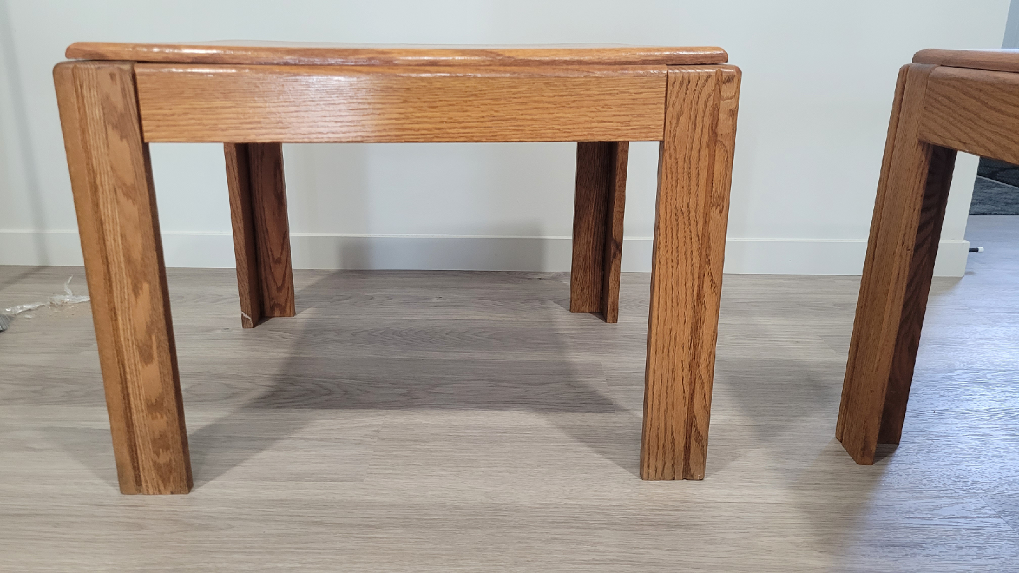 Set of 2 Wooden Side Tables - photo 4
