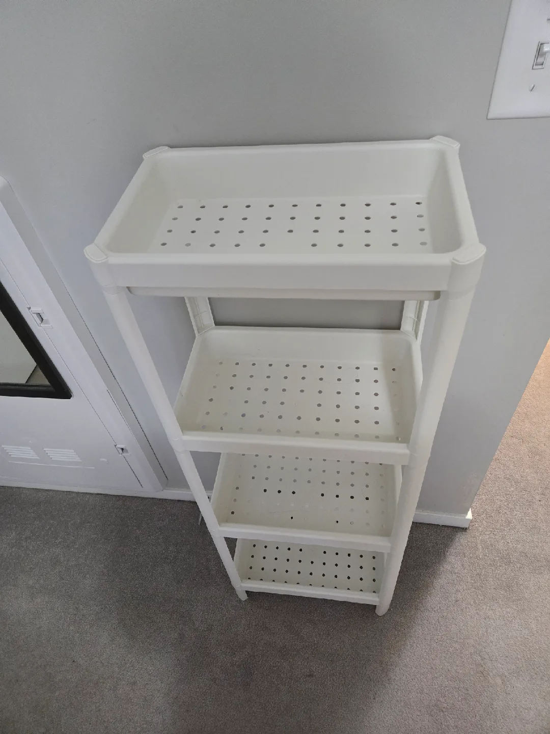 Ikea Vesken White Shelf Unit image indicator(2)