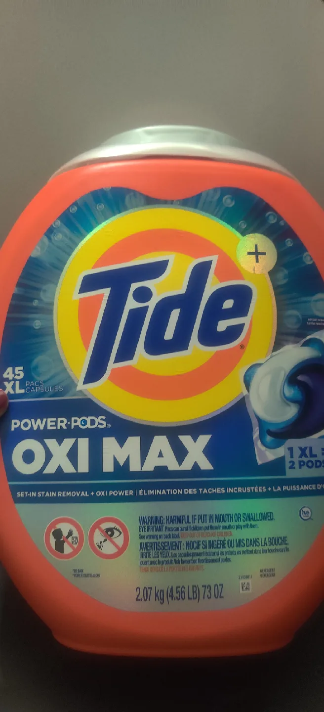 Tide Power Pods Oxi Max XL 45 Capsules thumbnail