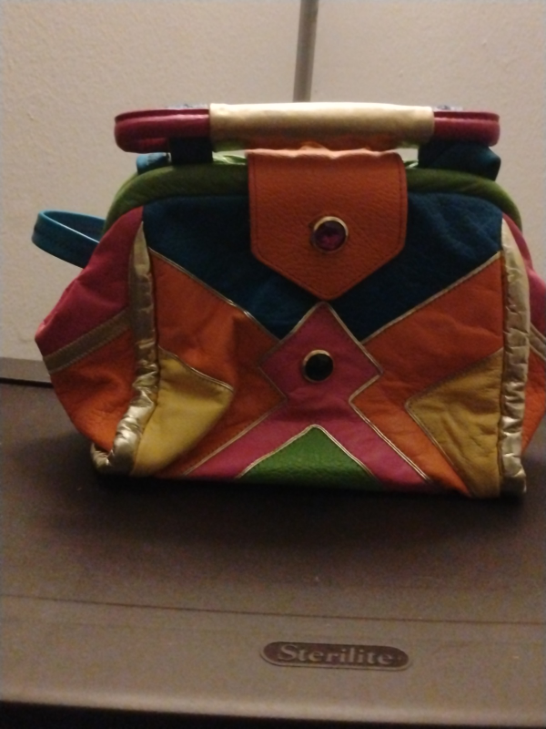 Colorful Patchwork Handbag