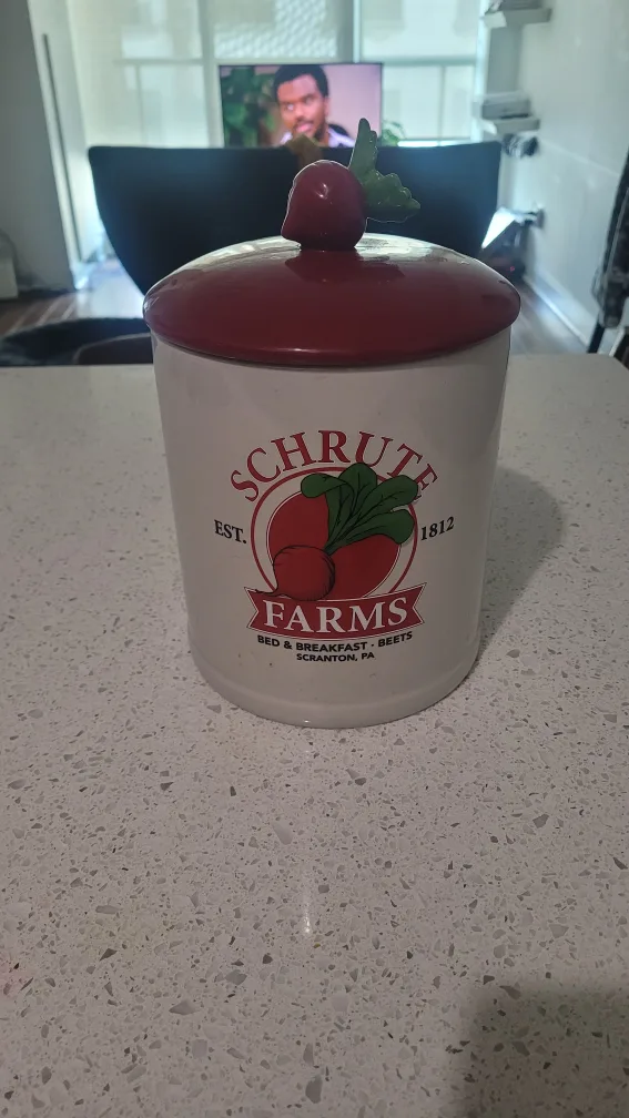 Schrute Farms Ceramic Cookie Jar thumbnail