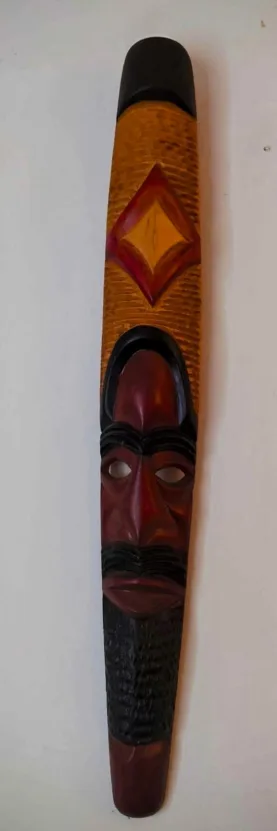 African wall art/mask thumbnail