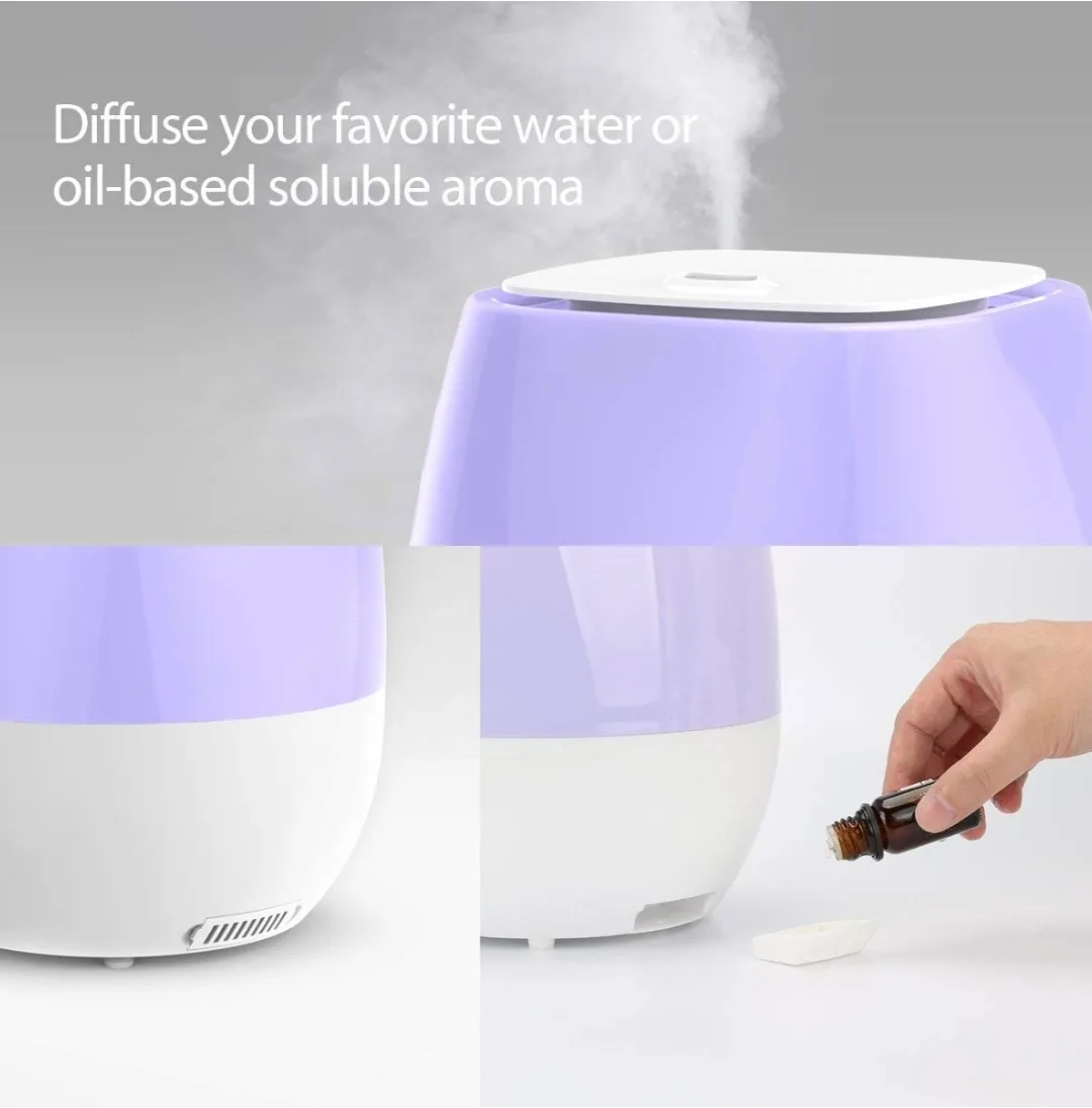 EUC SimpleTaste Ultrasonic Humidifier Aroma Diffuser image indicator(5)