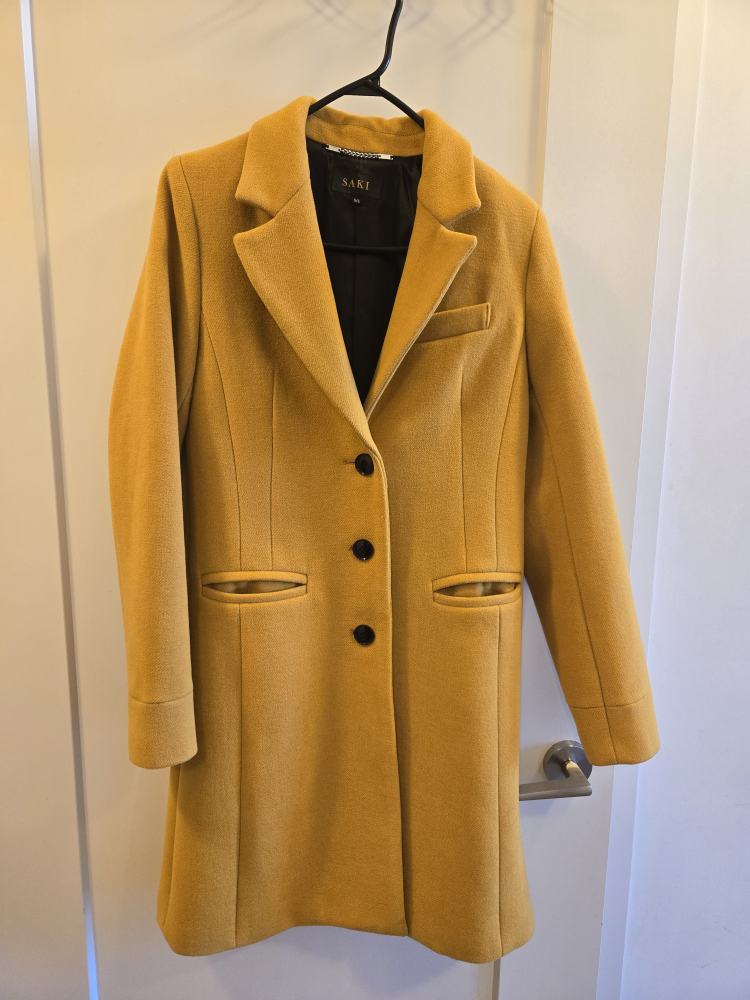 Mustard Yellow Coat - Size S