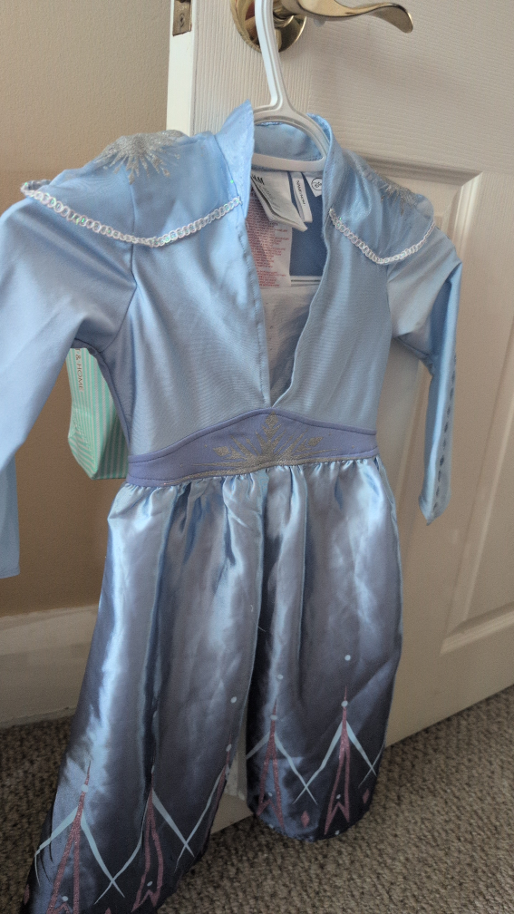 H&M Frozen Elsa Costume Size 3-4Y - photo 2
