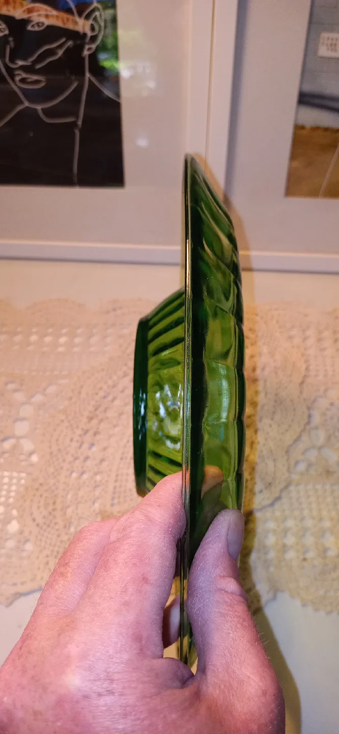 1930s Uranium Glass Bowl image indicator(7)