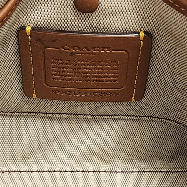 Coach Black Leather Crossbody Bag image indicator(7)