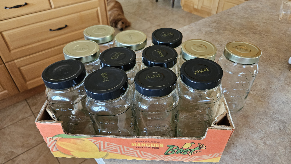 650ml glass jars w/ lids - photo 2