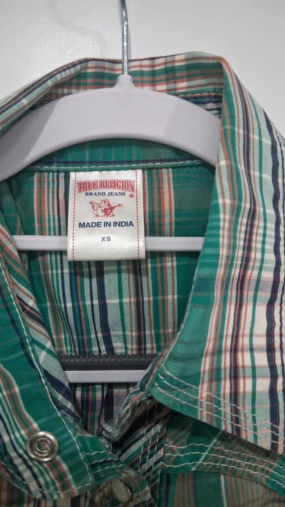 True Religion Plaid Sleeveless Top - XS image indicator(3)