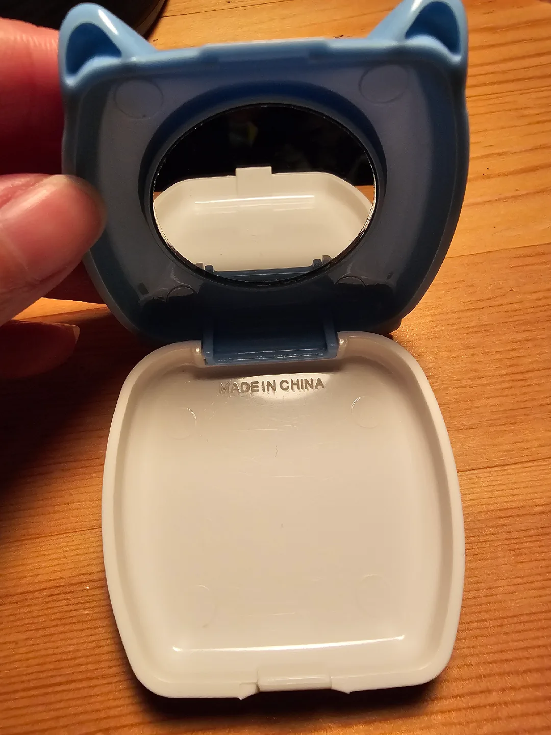 Cute Piggy Compact Mirror image indicator(2)