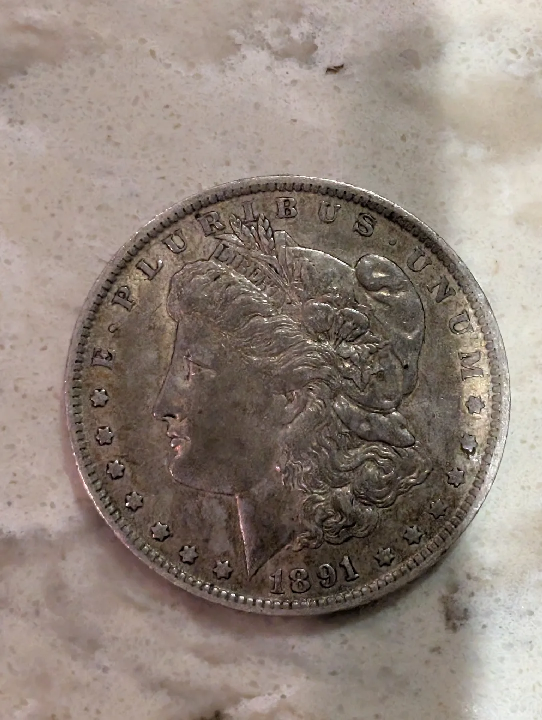 1891 New Orleans Morgan Silver Dollar thumbnail