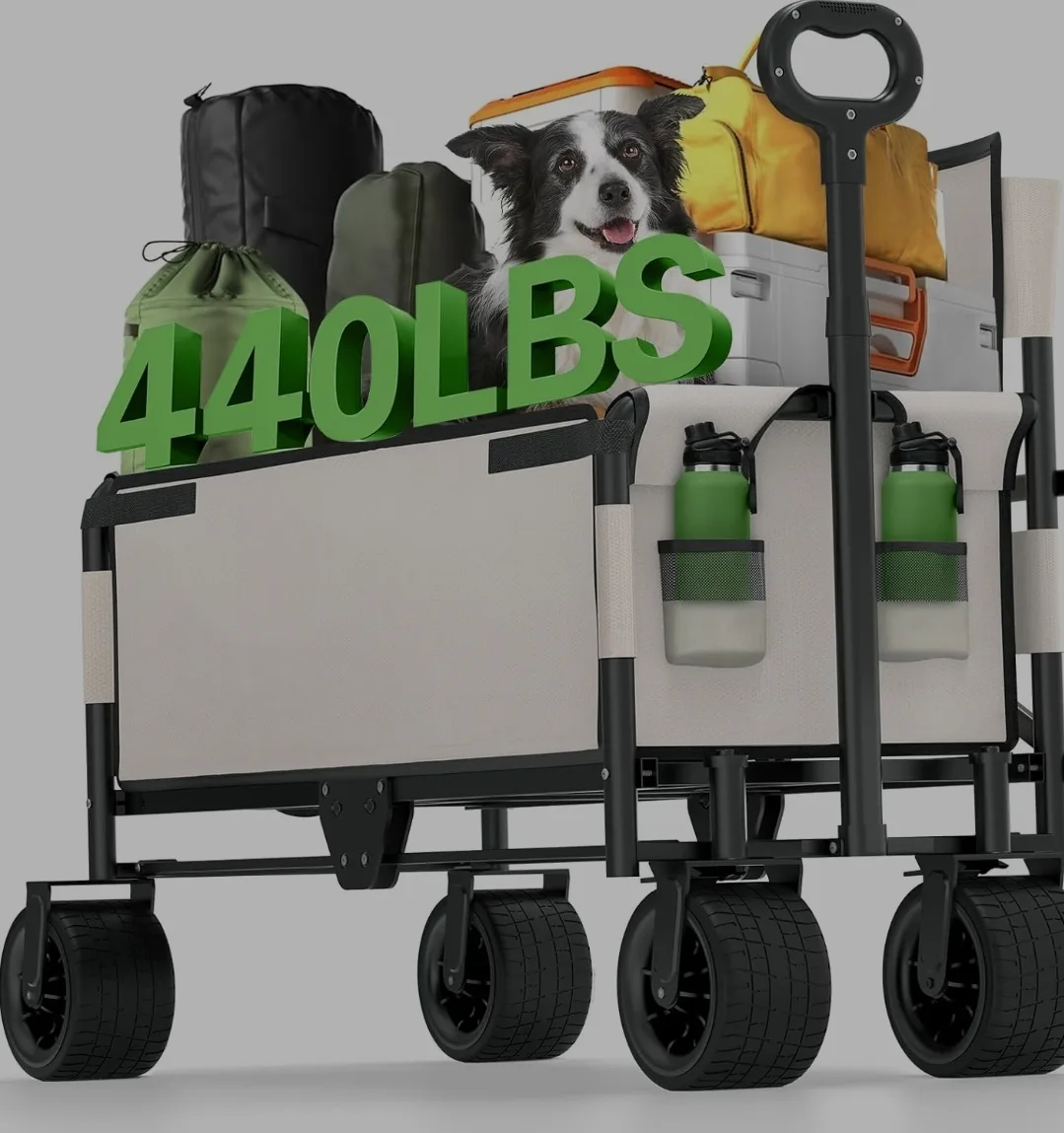 2-IN-1 Wagon Cart & 2 Person Seat in 1 image indicator(2)