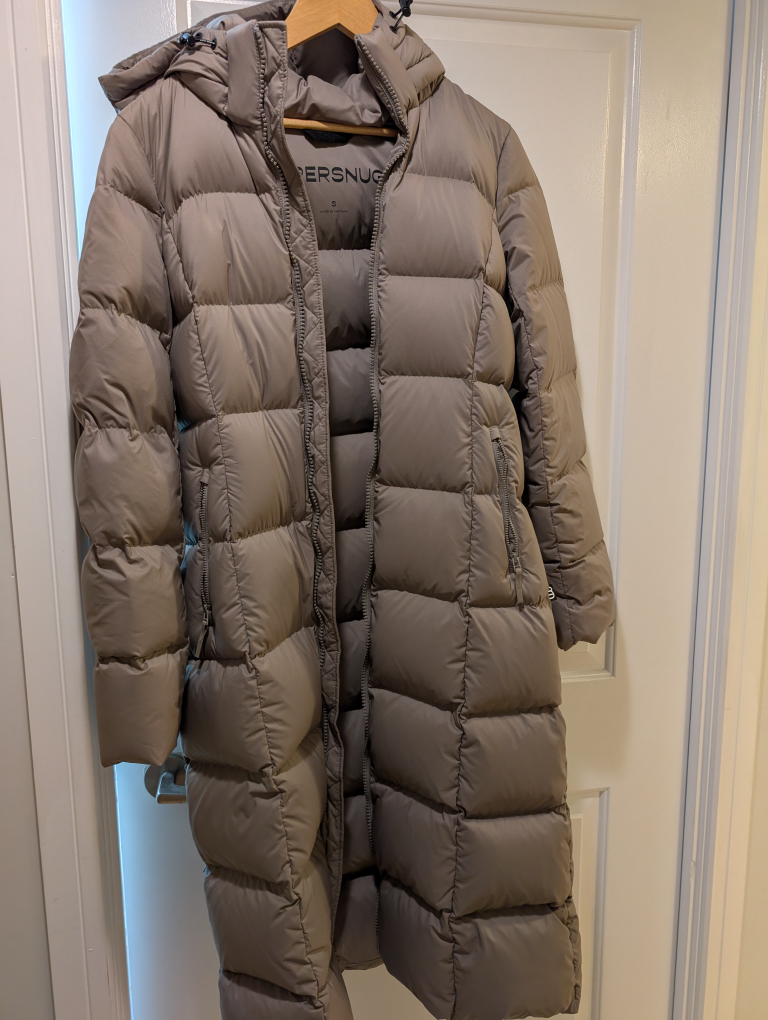Aritzia Super Snug Puff Long Coat - Modern Taupe - photo 3